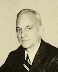 Louis Otto Bergh (1885-1955). From the "Violet," New York University School of Commerce, Accounts, and Finance, 1950.