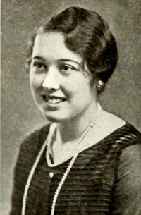 Olive Dennett (1909-1984). From "The Chameleon," Belmont High School, Belmont, Massachusetts, 1927.