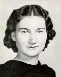 Elizabeth McArthur McFarland (1918-2014). From the "White Heather," Flora MacDonald College, 1939.