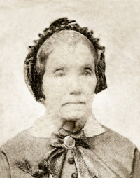 Eliza White Vick (1801-1890). Photo courtesy of James Perrin.